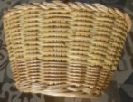crocane en osier et canne de provence
